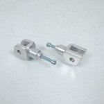 Paire chape de repose pied av lsl pour moto aprilia 1000 rsv