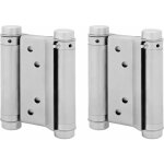 Paire charni�re paumelle portes va - et - vient ressort double action acier inoxydable saloon western, ...