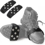 Une paire de crampons antid�rapants pour chaussures, avec 7 picots antid�rapants, adapt�s aux chaussures, ...