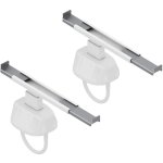 Paire de crochets pour radiateur - supports  fixer au radiateur - s'adapte aux radiateurs tubulaires ...