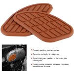 Paire de dcalcomanies universelles pour poignes de genou vintage pour rservoir de carburant de moto ...