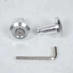Paire embout de guidon universel 13. 8 / 17mm alu chaft pour moto