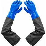 Une paire de gants imperméables extra - longs, gants d'étang à bras complets, gants imperméables extra ... Une paire de gants imperméables extra - longs, gants d'étang à bras complets, gants imperméables extra ...