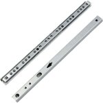 Paire de glissi�res de tiroir, roulements � billes en m�tal, adapt�es aux tiroirs de meubles, 246 x 17 ...