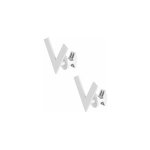 Lh - paire de handy minimal tubes ronds - patres pour sche - serviettes  tubes ronds - se fixe directement ...