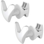 Paire de handy vip tubes ronds - pat�res, se fixe directement sur le radiateur s�che - serviettes - blanc ...