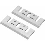 Paire de lames de rechange pour rabots lectriques 3 - 1 / 4 pouces 82x28x3mm hss pour hitachi ryobi ...