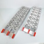 Paire de rampes de chargement pliables neuve en alu pour moto