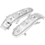 Paire de rtroviseurs latraux clignotants lumire led lentille transparente pour w215 cl215 w220 99 ...