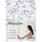 Paire rideau verre ressort rose la paire (2 rideaux) cm. 70x240