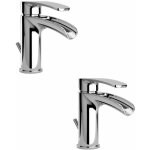 Paini france - paire de robinets pour lavabo et bidet modèle cascade paini ovo kitovo2 Paini france - paire de robinets pour lavabo et bidet modèle cascade paini ovo kitovo2