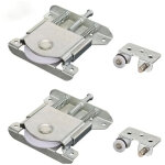 Paire de roulettes pour portes coulissantes, roulettes pour placards, fen�tres et portes coulissantes ...