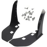 Paire de spoilers de coin de pare - chocs avant noir pour viter les collisions, ailette de coin ct ...