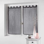 Paire de voilages 'filiane' 45x120cm anthracite