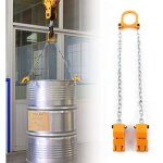 Palan � cha�ne 1000 kg pince de levage multifonction 1t 2000 lbs jaune durable l�ve - baril vertical