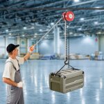 Palan � cha�ne 1t 3 m ? treuil manuel avec capacit� de charge de 1000 kg, cha�ne en acier g80, crochet ...