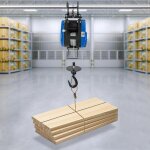 Palan �lectrique � corde, palan �lectrique 30 m, 1500w, grue �lectrique, moteur en cuivre, avec t�l�commande ...