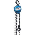 Palan manuel � cha�ne tralift efficient capacit� 1000 kg hauteur lev�e 6m cha�ne phosphat�e noire poids ...