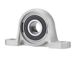 Palier � semelle kp001 de 12 mm, al�sage � bride, autor�glable, support central