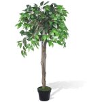 Palmier artificiel plastique avec pot 110 cm vidaxl