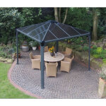 Palram - gaz�bo tonnelle 8. 7m� gris anthracite 702425