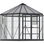 Palram - serre de jardin hexagonale 8. 6m� gris 705239