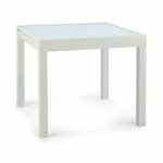 Blumfeldt - pamplona extension table de jardin 180 x 83 cm max. aluminium verre blanc Blumfeldt - pamplona extension table de jardin 180 x 83 cm max. aluminium verre blanc