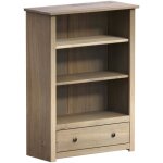 Panama bibliothèque avec 1 tiroir meuble de rangement Étagère en pin massif h 110 x l 80 x p 35 cm Panama bibliothèque avec 1 tiroir meuble de rangement Étagère en pin massif h 110 x l 80 x p 35 cm
