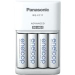 Panasonic - chargeur de piles rondes nimh avec accus advanced bq - cc17 + 4x eneloop aa