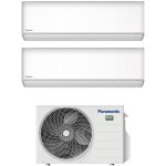 Panasonic - climatiseur r�versible dual split s�rie etherea blanc 9 + 9 avec cu - 2z50tbe r - 32 wi - ...