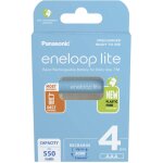 Panasonic - eneloop eneloop lite hr03 pile rechargeable lr3 (aaa) nimh 550 mah 1. 2 v 4 pc(s) x926482 ...