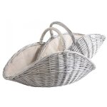 Aubry gaspard - paniers à bûches en osier teinté Aubry gaspard - paniers à bûches en osier teinté