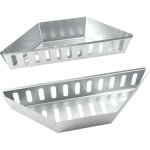 Paniers � charbon de bois (lot de 2), en acier galvanis� robuste, pour grillades directes et indirectes ...