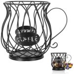 Panier coffee porte capsule caf�(noir), support de dosettes de caf�, panier � capsules de caf�, panier ...