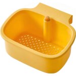 Panier d?�vier de cuisine ? panier suspendu avec grille de vidange � bouton unique, panier collecteur ...