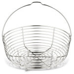 Panier fil, accessoire pour autocuiseur capacit� 5 / 6 litres, acier inoxydable, diam�tre 19 cm - lagostina ...