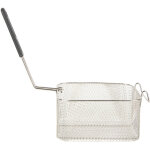 Panier de friture en acier inoxydable avec longue poign�e - passoire � aliments frits pour friteuse �lectrique ...