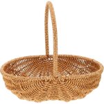 Panier � fruits en osier tress� r�utilisable et �cologique pour la maison