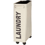 Panier à linge corno wenko panier linge roulettes étroit décor 'laundry', 43 l, gain de place, poignets ... Panier à linge corno wenko panier linge roulettes étroit décor 'laundry', 43 l, gain de place, poignets ...