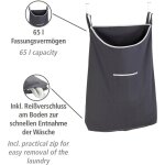 Panier  linge mural canguro wenko panire suspendue, grande capacit de 65l, installation facile sur ...