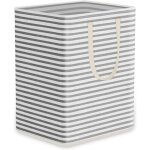 Panier � linge pliable 75l, en toile imperm�able, int�rieur en tissu avec poign�es �largies pour ranger ...