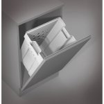 Panier � linge rabattable - largeur : 400 mm - profondeur : 307 mm - hauteur : 504 mm - mat�riau : plastique ...