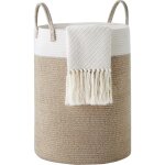Panier � linge tress� pour jouets