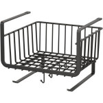 Panier de tiroir avec crochets ? porte - essuie - tout, organisateur de rangement pour placards de cuisine ...