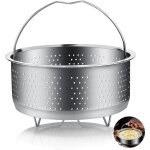 Panier à vapeur, 304 acier inoxydable panier autocuiseur, panier vapeur, insert pour cuisson à vapeur ... Panier à vapeur, 304 acier inoxydable panier autocuiseur, panier vapeur, insert pour cuisson à vapeur ...