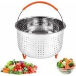 Panier  vapeur en acier inoxydable, paniers cuit pour casserole, insert la cuisson des lgumes et aliments, ...