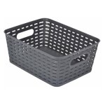 Pani�re � linge 'effet tress�' 5l gris