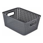 Pani�re � linge 'effet tress�' 9l gris