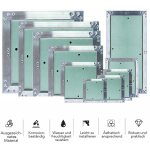 Mucola - panneau d'accs 40x40cm aluminium gk insert plaque de pltre d'accs porte de maintenance