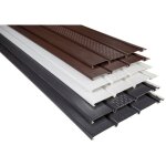 Panneaux et accessoires en plastique, sous - toiture en pvc, rev�tement sous - toiture, soffit rainway: ...
